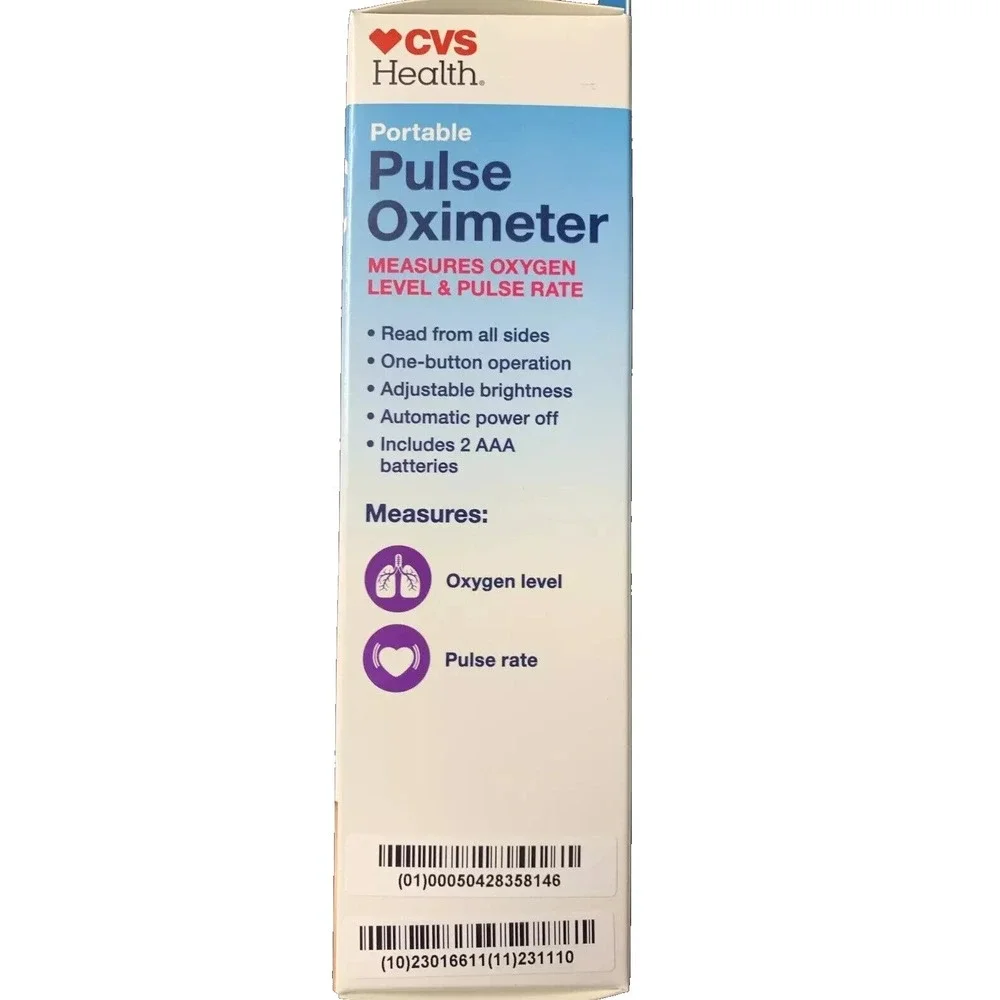 CVS‎ Health Portable Pulse Oximeter Measures Oxygen Level And Pulse Rate